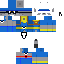 Blue skin: raw texture render