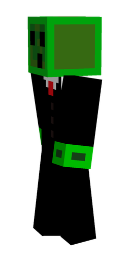Black skin: body, left side render