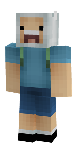 Blue skin: body, front render