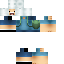 Blue skin: raw texture render