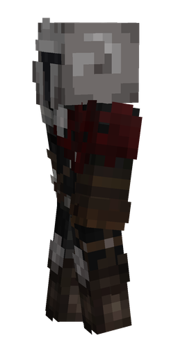 Black skin: body, left side render