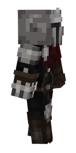 Black skin: body, right side render