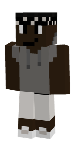 Brown skin: body, front render