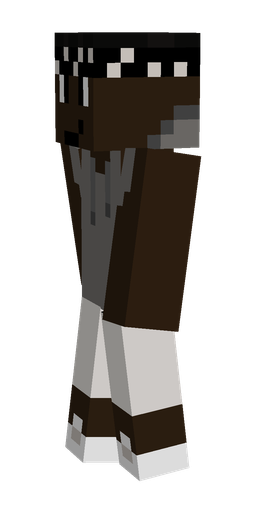 Brown skin: body, left side render
