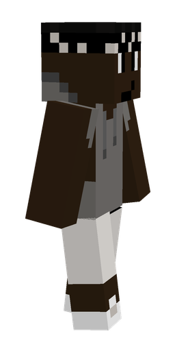 Brown skin: body, right side render