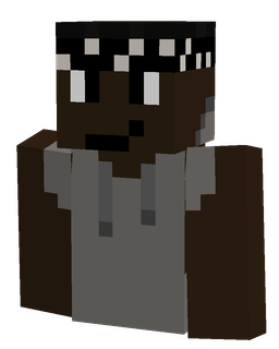 Brown skin: bust render