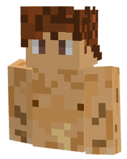 Brown skin: bust render