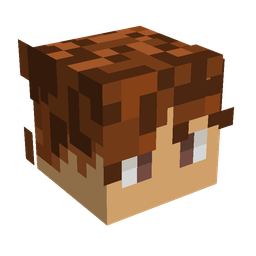 Brown skin: head render