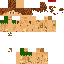 Brown skin: raw texture render