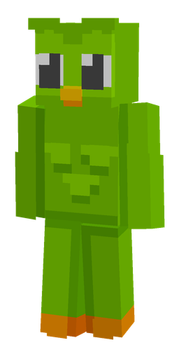 Green skin: body, front render