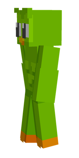 Green skin: body, left side render