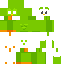 Green skin: raw texture render