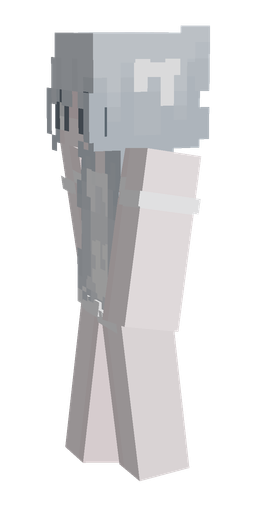Blue skin: body, left side render