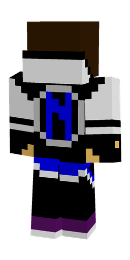 Black skin: body, back render