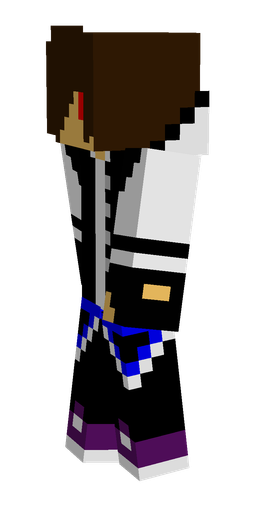 Black skin: body, left side render