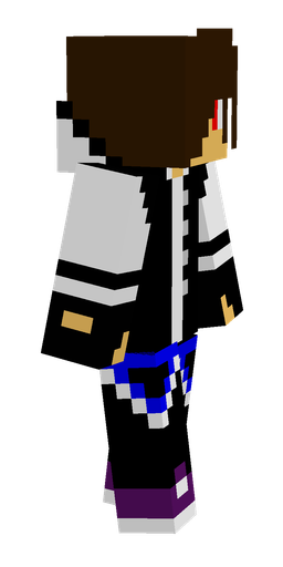 Black skin: body, right side render