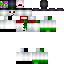 Black skin: raw texture render