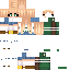 Green skin: raw texture render