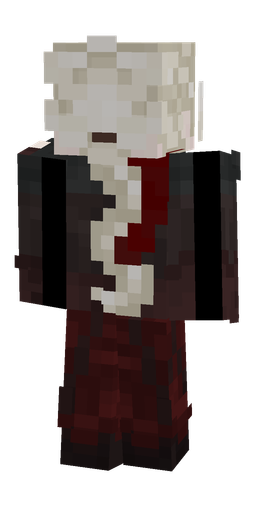 Black skin: body, back render