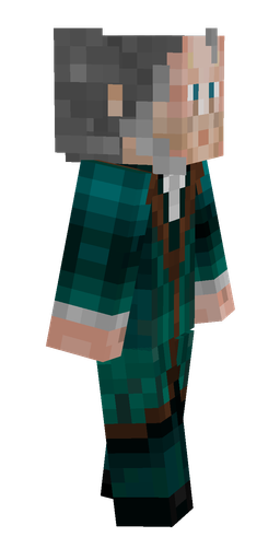Black skin: body, right side render