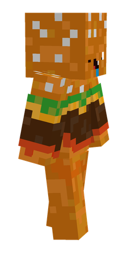 Brown skin: body, right side render
