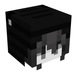 Black skin: head render