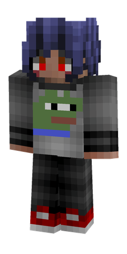 Black skin: body, front render