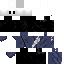 Black skin: raw texture render