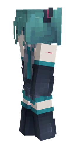 Blue skin: body, left side render