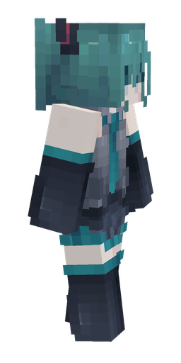 Blue skin: body, right side render