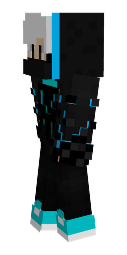 Black skin: body, left side render
