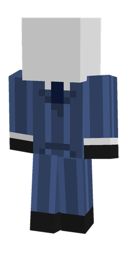 Blue skin: body, front render