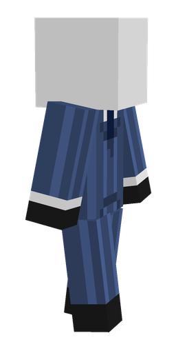 Blue skin: body, right side render
