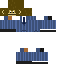 Blue skin: raw texture render