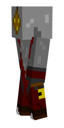 Black skin: body, left side render