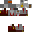 Black skin: raw texture render
