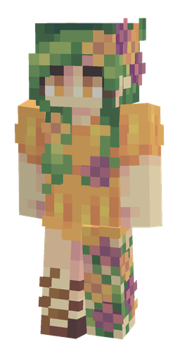 Green skin: body, front render