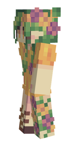 Green skin: body, left side render