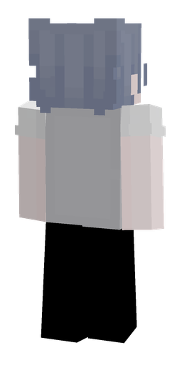 Black skin: body, back render