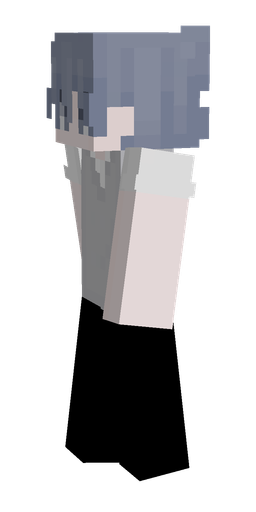 Black skin: body, left side render