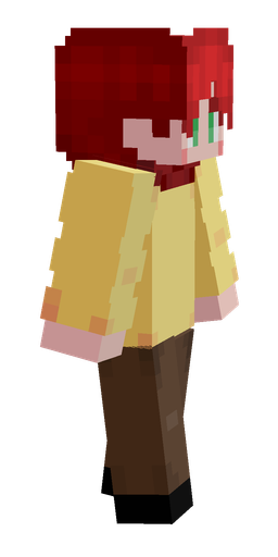 Brown skin: body, right side render