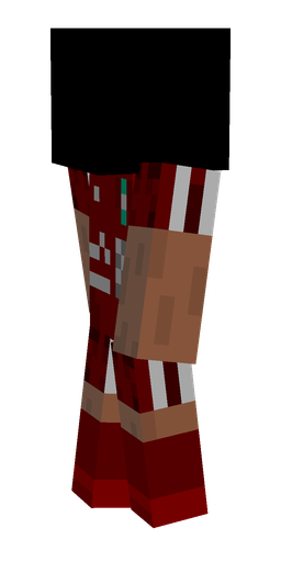 Black skin: body, left side render