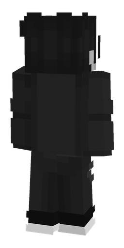 Black skin: body, back render