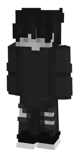 Black skin: body, front render