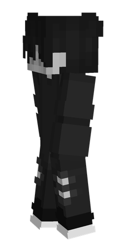 Black skin: body, left side render