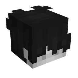 Black skin: head render