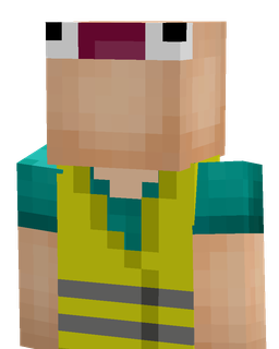 Blue skin: bust render