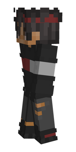 Black skin: body, left side render