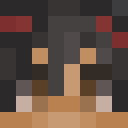 Black skin: face render