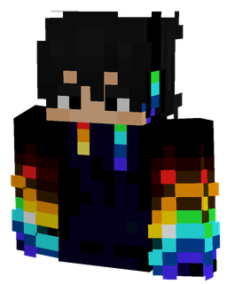Black skin: bust render